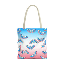 Load image into Gallery viewer, Trans Pride Moth Tote Bag
