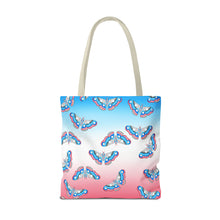 Load image into Gallery viewer, Trans Pride Moth Tote Bag
