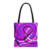 Load image into Gallery viewer, Abstract Genderfluid Pride Tote Bag
