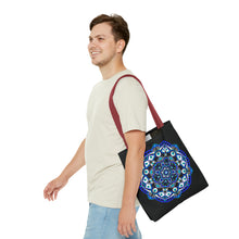 Load image into Gallery viewer, Evil Eye Mandala Tote Bag
