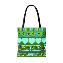 Load image into Gallery viewer, Gamer Ugly Sweater Stripe Tote Bag
