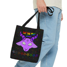 Load image into Gallery viewer, Gay The Pray Away Tote Bag
