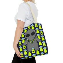 Load image into Gallery viewer, Alien Bandana Buddy Tote Bag
