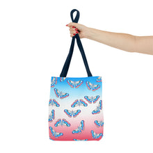 Load image into Gallery viewer, Trans Pride Moth Tote Bag
