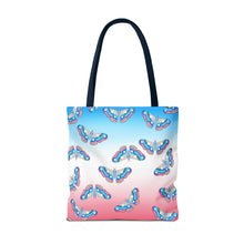 Load image into Gallery viewer, Trans Pride Moth Tote Bag
