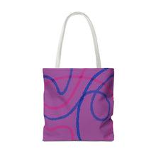 Load image into Gallery viewer, Abstract Bisexual Pride Tote Bag
