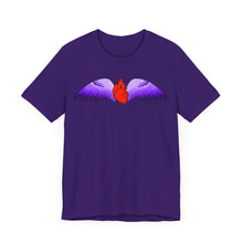 Load image into Gallery viewer, Flying Heart - Unisex Jersey Short Sleeve Tee
