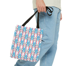 Load image into Gallery viewer, Trans Pride Skull Tote Bag
