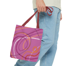 Load image into Gallery viewer, Abstract Lesbian Pride Tote Bag
