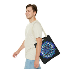 Load image into Gallery viewer, Evil Eye Mandala Tote Bag
