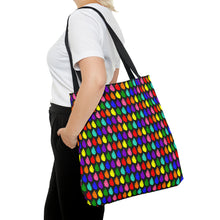 Load image into Gallery viewer, Anatomical Retro Pride Hearts Tote Bag
