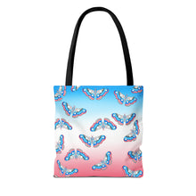 Load image into Gallery viewer, Trans Pride Moth Tote Bag
