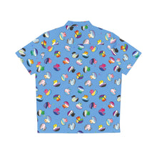 Load image into Gallery viewer, Pride Duckies Short Sleeve Button Up Shirt
