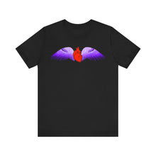 Load image into Gallery viewer, Flying Heart - Unisex Jersey Short Sleeve Tee
