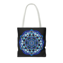 Load image into Gallery viewer, Evil Eye Mandala Tote Bag
