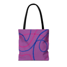 Load image into Gallery viewer, Abstract Bisexual Pride Tote Bag
