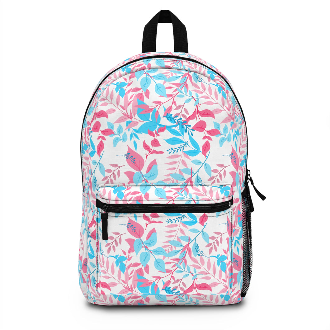 Trans Pride Floral Backpack