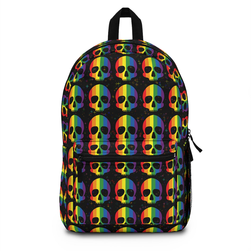Rainbow Skull Backpack