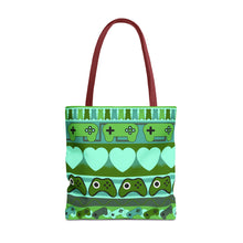 Load image into Gallery viewer, Gamer Ugly Sweater Stripe Tote Bag
