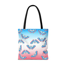 Load image into Gallery viewer, Trans Pride Moth Tote Bag
