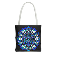 Load image into Gallery viewer, Evil Eye Mandala Tote Bag
