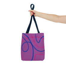 Load image into Gallery viewer, Abstract Bisexual Pride Tote Bag
