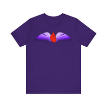 Load image into Gallery viewer, Flying Heart - Unisex Jersey Short Sleeve Tee
