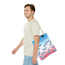 Load image into Gallery viewer, Trans Pride Moth Tote Bag
