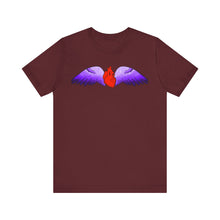 Load image into Gallery viewer, Flying Heart - Unisex Jersey Short Sleeve Tee
