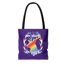 Load image into Gallery viewer, Oh Deer, I&#39;m Queer Tote Bag
