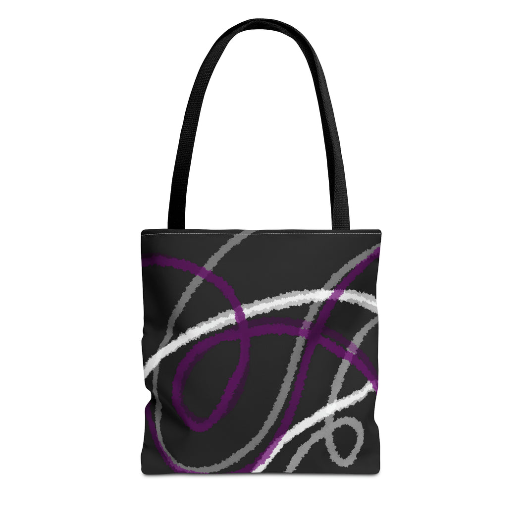 Abstract Ace/Demi PrideTote Bag