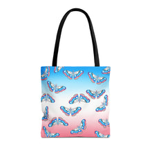 Load image into Gallery viewer, Trans Pride Moth Tote Bag
