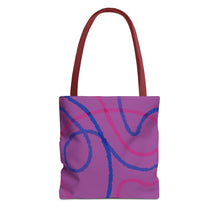 Load image into Gallery viewer, Abstract Bisexual Pride Tote Bag
