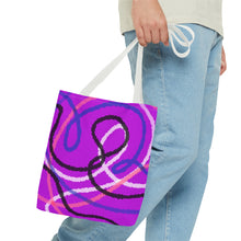 Load image into Gallery viewer, Abstract Genderfluid Pride Tote Bag
