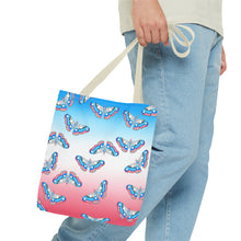 Load image into Gallery viewer, Trans Pride Moth Tote Bag
