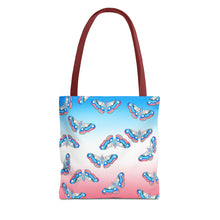 Load image into Gallery viewer, Trans Pride Moth Tote Bag
