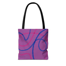 Load image into Gallery viewer, Abstract Bisexual Pride Tote Bag
