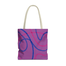 Load image into Gallery viewer, Abstract Bisexual Pride Tote Bag
