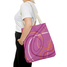 Load image into Gallery viewer, Abstract Lesbian Pride Tote Bag
