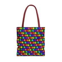 Load image into Gallery viewer, Anatomical Retro Pride Hearts Tote Bag
