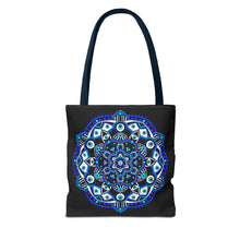 Load image into Gallery viewer, Evil Eye Mandala Tote Bag
