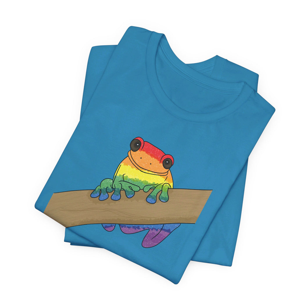 Rainbow Frog Unisex Tee