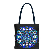 Load image into Gallery viewer, Evil Eye Mandala Tote Bag
