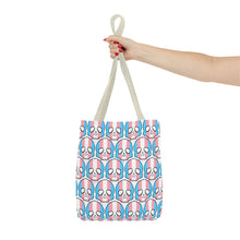 Load image into Gallery viewer, Trans Pride Skull Tote Bag
