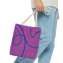 Load image into Gallery viewer, Abstract Bisexual Pride Tote Bag
