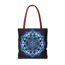 Load image into Gallery viewer, Evil Eye Mandala Tote Bag
