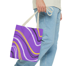 Load image into Gallery viewer, Abstract Nonbinary Pride Tote Bag
