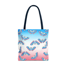 Load image into Gallery viewer, Trans Pride Moth Tote Bag
