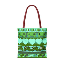 Load image into Gallery viewer, Gamer Ugly Sweater Stripe Tote Bag
