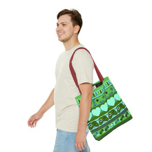 Load image into Gallery viewer, Gamer Ugly Sweater Stripe Tote Bag
